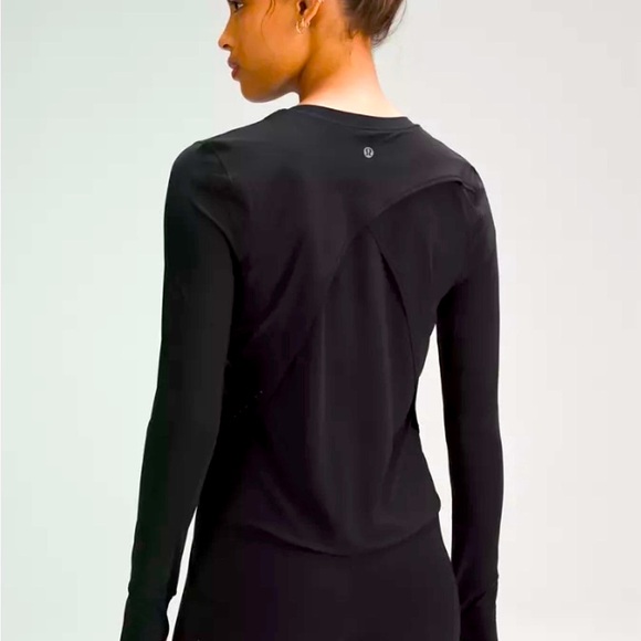 Lululemon UV Protection Fold over Long Sleeve Running Shirt unworn - Picture 2 of 9